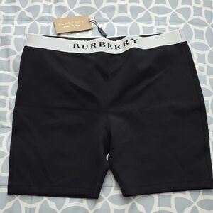 Burberry Black and White Men's Shorts